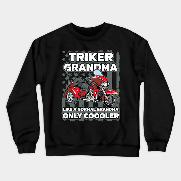 Triker Grandma Crewneck Sweatshirt by RadStar